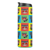 チビ(小さくかわいく書いた感じ)キャットウーマンキャラクターポーズ タンブラー (回転右)