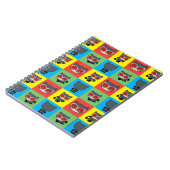 チビ（小さくかわいく書いた感じ）キャットウーマンキャラクターポーズ ノートブック (左側)