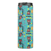 チビ(小さくかわいく書いた感じ)キャットウーマンパターン タンブラー (裏面)