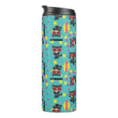 チビ(小さくかわいく書いた感じ)キャットウーマンパターン タンブラー (回転右)