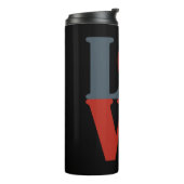 チビ（小さくかわいく書いた感じ）キャットウーマンラブ タンブラー (回転左)