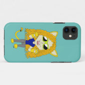 チビ(小さくかわいく書いた感じ)キャットガールと手 Case-Mate iPhoneケース (裏面(横))
