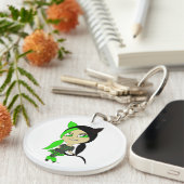 チビ(小さくかわいく書いた感じ) キーホルダー (正面右)