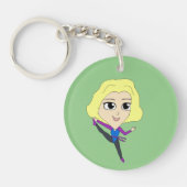 チビ(小さくかわいく書いた感じ) キーホルダー (正面)