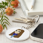 チビ（小さくかわいく書いた感じ） キーホルダー (正面右)