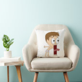 チビ(小さくかわいく書いた感じ) クッション (椅子)