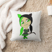 チビ（小さくかわいく書いた感じ） クッション (ブランケット)