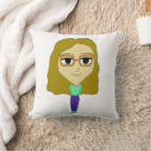 チビ（小さくかわいく書いた感じ） クッション (ブランケット)