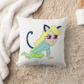 チビ(小さくかわいく書いた感じ) クッション (ブランケット)