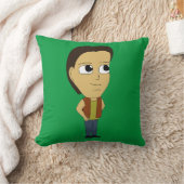 チビ（小さくかわいく書いた感じ） クッション (ブランケット)