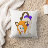 チビ（小さくかわいく書いた感じ） クッション (ブランケット)