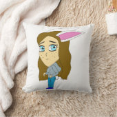 チビ(小さくかわいく書いた感じ) クッション (ブランケット)