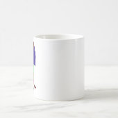 チビ(小さくかわいく書いた感じ) コーヒーマグカップ (中央)