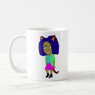 チビ(小さくかわいく書いた感じ) コーヒーマグカップ