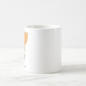 チビ(小さくかわいく書いた感じ) コーヒーマグカップ (中央)
