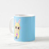 チビ（小さくかわいく書いた感じ） コーヒーマグカップ (正面左)