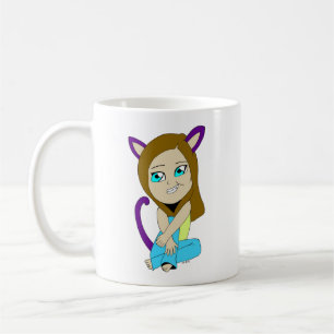 チビ(小さくかわいく書いた感じ) コーヒーマグカップ