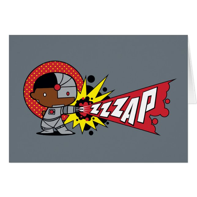 チビ（小さくかわいく書いた感じ）サイボーグのサイバネティッド・キャノン (正面横)