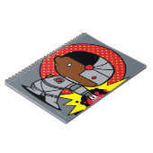 チビ(小さくかわいく書いた感じ)サイボーグのサイバネティッド・キャノン ノートブック (左側)