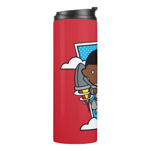 チビ（小さくかわいく書いた感じ）サイボーグブラストオフ！ タンブラー (回転左)