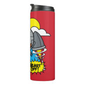 チビ（小さくかわいく書いた感じ）サイボーグブラストオフ！ タンブラー