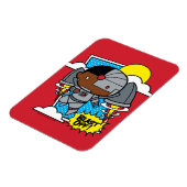 チビ（小さくかわいく書いた感じ）サイボーグブラストオフ！ マグネット (左側)