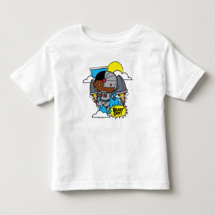 チビ(小さくかわいく書いた感じ)サイボーグ·ブラストオフ! トドラーTシャツ