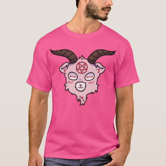 チビ（小さくかわいく書いた感じ）サタン Tシャツ (正面)