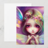 チビ（小さくかわいく書いた感じ） サンキューカード (正面/裏面)