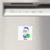 チビ（小さくかわいく書いた感じ）サンタクロース マグネット (インサイチュ (食洗機))