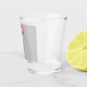 チビ（小さくかわいく書いた感じ） ショットグラス (右)