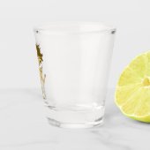 チビ（小さくかわいく書いた感じ） ショットグラス (右)