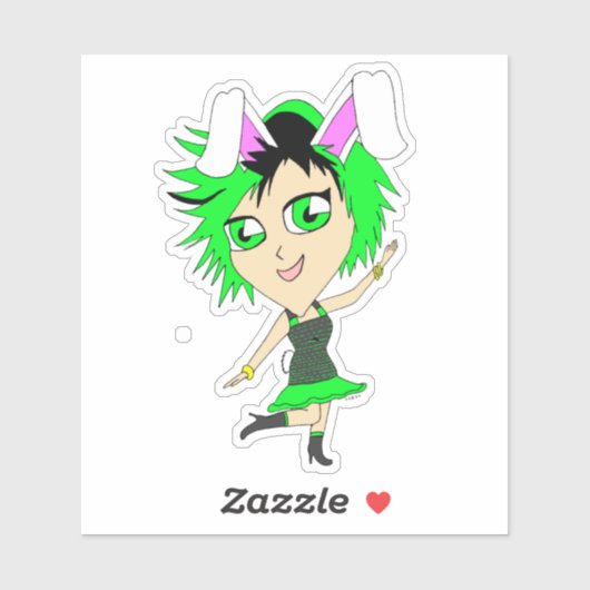 チビ（小さくかわいく書いた感じ） シール (シート)