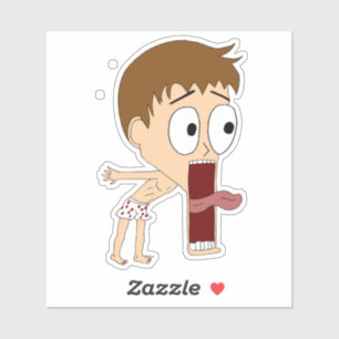 チビ（小さくかわいく書いた感じ） シール