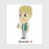 チビ(小さくかわいく書いた感じ) シール (シート)