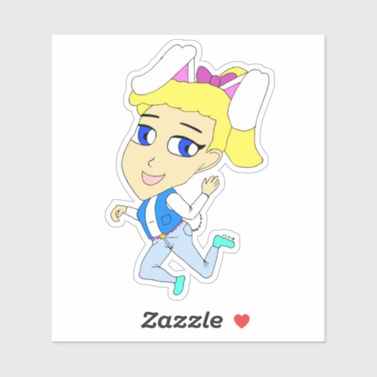 チビ(小さくかわいく書いた感じ) シール (シート)