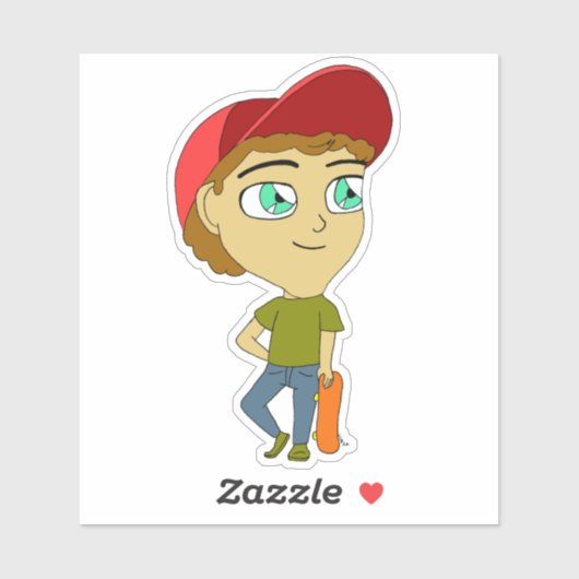 チビ（小さくかわいく書いた感じ） シール (シート)