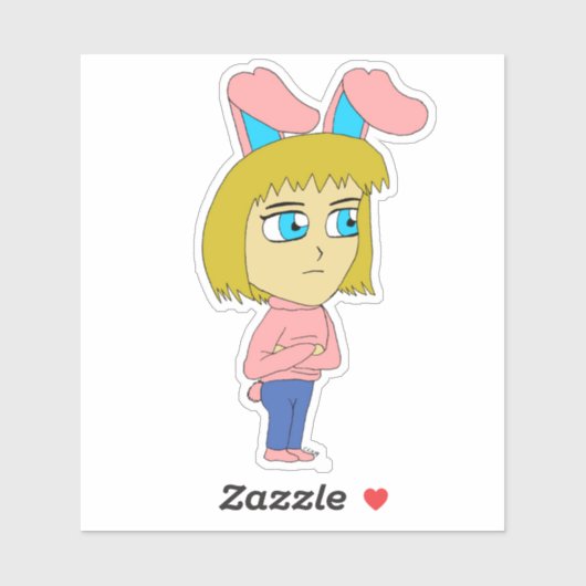 チビ（小さくかわいく書いた感じ） シール (シート)