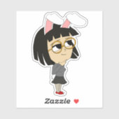 チビ(小さくかわいく書いた感じ) シール (シート)