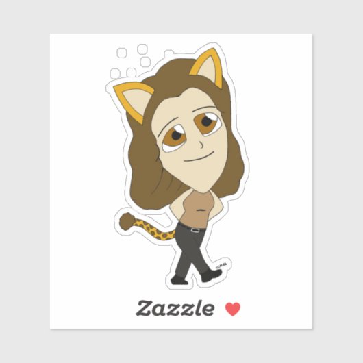 チビ(小さくかわいく書いた感じ) シール (シート)