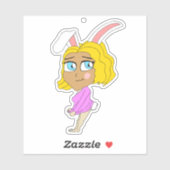 チビ（小さくかわいく書いた感じ） シール (シート)