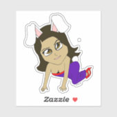 チビ（小さくかわいく書いた感じ） シール (シート)