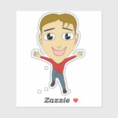 チビ(小さくかわいく書いた感じ) シール (シート)