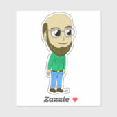 チビ（小さくかわいく書いた感じ） シール (シート)