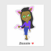 チビ（小さくかわいく書いた感じ） シール (シート)