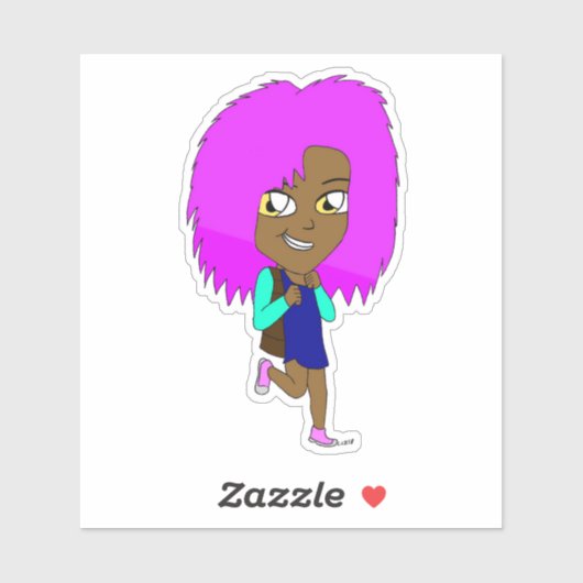 チビ(小さくかわいく書いた感じ) シール (シート)