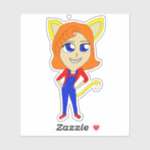 チビ(小さくかわいく書いた感じ) シール (シート)