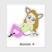 チビ（小さくかわいく書いた感じ） シール (シート)