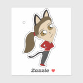 チビ(小さくかわいく書いた感じ) シール (シート)