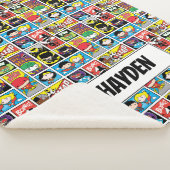 チビ(小さくかわいく書いた感じ)ジャスティスリーグコンパイルパターン シェルパブランケット (3/4)